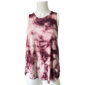 American Eagle Soft and Sexy Tank Purple Tie Dye Colorful Womens Size XS